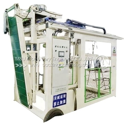 1200KG 포일 포장형 자동 시멘트 봉지 높은 수준의 팔레티제 로봇 기계
