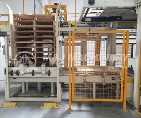 완전 자동 밀가루 봉지 포장 및 팔레티화 기계 2500KG